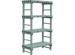 Scaffale Rea Euro 1000(L)X500(P)X1750(H)Mm Con 4 Montanti.
