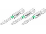 Punta Hazet 2223NSLG-T10/3, Esagono Pieno 6,3 (1/4 Di Pollice), Profilo Torx Interno, T10, Numero Di Utensili: 3