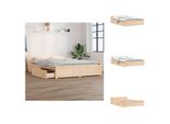 Vidaxl Letto Con Cassetti 135X190 Cm - Letti & Reti