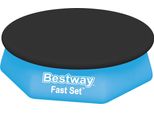 Bestway Fast Set Copertura Per Piscine Rotonde Per Piscine Fuori Terra Ad Anello Gonfiabile Da 2,40 M
