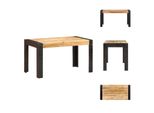 Vidaxl Tavolo Da Pranzo 140X70X76 Cm Legno Massiccio Di Mango Grezzo - Tavoli Da Pranzo