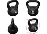 Kettlebell Ball Dumbbell Training Peso Manubrio 8KG - Kettelbells - Kettlebell - Kettlebells - Ball Dumbbell
