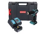 Makita Dhp 483 SF1J-R Trapano A Percussione A Batteria 18V 40Nm + 1X Batteria Ricaricabile 3,0 Ah + Caricabatterie + Rhino