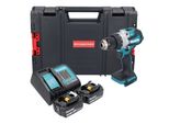 Makita Dhp 489 SFJ-R Trapano A Percussione A Batteria 18 V 73 Nm Brushless + 2X Batteria Ricaricabile 3,0 Ah + Caricabatterie + Rhino