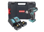 Trapano Avvitatore A Batteria Makita Ddf 482 SFJ-R 18V 62Nm + 2X Batteria Ricaricabile 3,0 Ah + Caricabatterie + Rhino