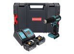 Makita Dhp 483 SFJ-R Trapano A Percussione A Batteria 18V 40Nm + 2X Batteria Ricaricabile 3,0 Ah + Caricabatterie + Rhino