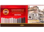 KOH-I-NOOR Gioconda Pastelli Duri Set Di Grigi Pastelli Secchi 12 Pz