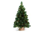 Albero Di Natale Artificiale Abete Verde Bernard In Vaso 60 Cm Con Illuminazione Led