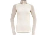 Duo Active Merino 205 Zip Neck Donna Bianco S