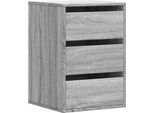 Vidaxl Cassettiera Grigio Sonoma 40X41X58 Cm Materiale A Base Di Legno
