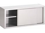Armadio A Muro Gastro-Inox In Acciaio Inox Con Porte Scorrevoli 2000X400X660Mm