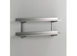 Scaffale A Doppia Parete In Acciaio Inox, 2000(L)X400(P)Mm