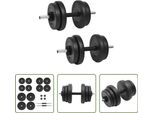 The Living Store Manubrio Con Pesi 40 Kg