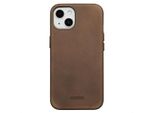 Cover Per Iphone 13 - Vera Pelle - Custodia Rigida/Copertura Posteriore Accezz - Marrone