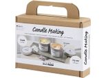Set Creativo Di Candele In Cera Di Soia Con Cristalli Veri, Incluso Materiale E Istruzioni