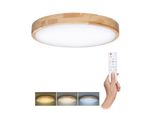 Plafoniera Led Solight WO8009 Rovere Massiccio 48 W 3360 Lm 3000-6000 K Rovere Con Telecomando