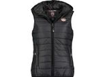 Gilet Geographical Norway Girls Nero Ww2008E/Gno-Nero Taglia 152