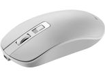 Canyon MW-18, Mouse Ottico Usb Senza Fili, 800/1200/1600 Dpi, Stampa Silenziosa 4, Bianco Perla