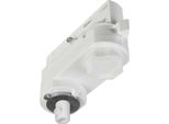 Light Impressions Deko-Light Sistema A Binario Trifase 230V D Line Adattatore Trifase Per Il Montaggio Di Apparecchi D'illuminazione Incl. Accessori Di Montaggio 220-240V Ac/50-60Hz Bianco Ral 9016 84 Mm 710097