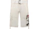 Pantaloncini Geographical Norway Uomo Bianco Sx1425H/Gno-Bianco Taglia 2XL