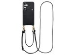 Custodia Per Samsung Galaxy S25/Samsung Galaxy S24 - - Selencia Hard Case/Sleeve Con Cinturino/Copertura Posteriore - Nero