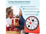 Grande Bersaglio Per Bambini, Set Da Gioco Con 4 Palline, Freccette Da Calcio Per Giardino Rosso