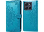 Motorola Moto G86 Power Sleeve - Pelle Finta - Flip Cover Imoshion - Turchese