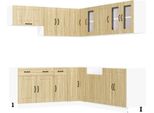 Vidaxl Set Di Mobili Da Cucina Da 11 Pezzi Kalmar Sonoma In Legno Di Quercia