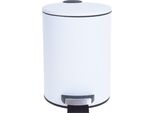 Cestino Per Rifiuti Excellent Houseware, Metallo, 17X23 Cm, 3 L, Bianco