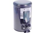 Cestino Per Rifiuti Bathroom Solutions, Metallo, 24X17X25 Cm, 3 L, Blu