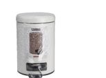 Cestino Bathroom Solutions, Metallo, 24X17X25 Cm, 3 L, Bianco