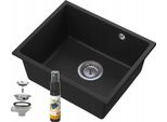 Lavabo Sottopiano Manado Cromo Nero 50