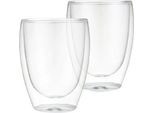 Set Di 2 Bicchieri Fissman-Romano, Vetro Borosilicato, 8X11,5 Cm, Trasparente