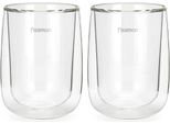 Set Di 2 Bicchieri Fissman-Bonbon, Vetro Borosilicato, 8X11 Cm, 350 Ml, Trasparente