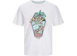 Jack & Jones Elijah Maglietta A Maniche Corte Bianco Xl Uomo Bianco Xl