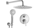 Set Doccia Da Incasso Rea Ontario Brush Nickel + Box