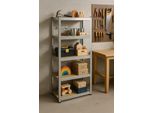 Modernhome Scaffale Baltser Argento 180 Cm X 90 Cm X 30 Cm