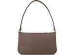 Lazarotti Pelle Borsa A Tracolla Bologna Leather Pochette Taupe Marrone