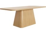 Tavolo Da Pranzo Rettangolare Scandinavo 180 Cm Effetto Legno Chiaro - Oviala Davy