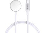 Tech-Protect Mc02 Ultraboost Magnetic Charger Type-C Cavo 100Cm Apple Watch Bianco