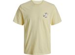 Jack & Jones Dawn - Maglietta A Manica Corta Dal Taglio Standard Giallo 2XL Uomo Giallo 2XL