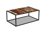 Syfax™ Tavolino Da Salotto In Legno Massello Di Recupero 100X60X40 Cm