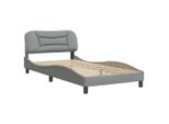 Syfax™ Giroletto Senza Materasso Hvar Grigio Chiaro 100X200 Cm Tessuto