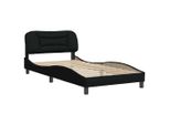 Syfax™ Giroletto Senza Materasso Hvar Nero 100X200 Cm In Tessuto