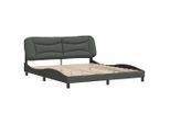 Syfax™ Giroletto Senza Materasso Hvar Grigio Scuro 180X200 Cm Tessuto