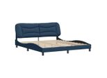 Syfax™ Giroletto Senza Materasso Hvar Blu 180X200 Cm In Tessuto