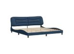 Syfax™ Giroletto Senza Materasso Hvar Blu 200X200 Cm In Tessuto