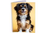 Blocco College - Punteggiato - 5 Pezzi - Cane - Din A4 - 80 Fogli - 80 G - Perforato - Rilegatura A Spirale - Bordo Di Correzione - Perforato - Blocco Note A Spirale