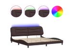 Syfax™ Giroletto Con Led Senza Materasso Hvar 200X200 Cm In Tessuto