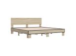 Syfax™ Giroletto Rovere Sonoma 200X200 Cm Legno Multistrato E Metallo